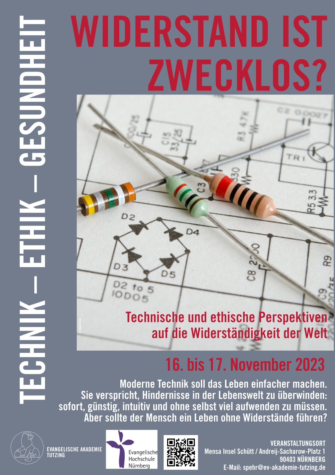 Plakat Tagung Technik-Ethik-Gesundheit