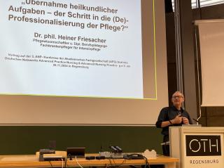 Dr. Heiner Friesacher auf der 3. ANP-Konferenz
