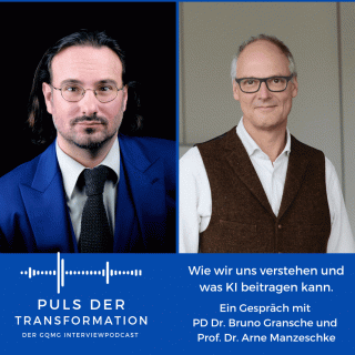 Bild Podcast Puls der Transformation, Portraitfotos der Interviewpersonen